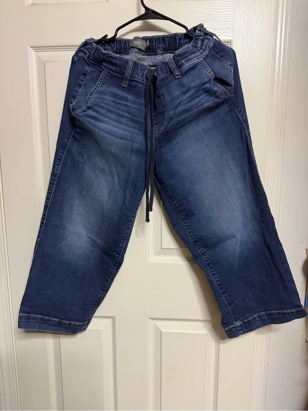 Torrid Drawstring Relaxed Jean Shorts